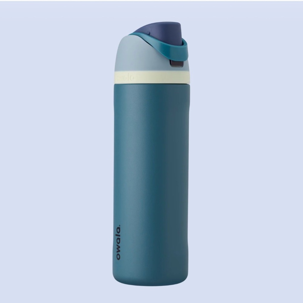 Owala denim Water Bottle with Flip Lid 24oz